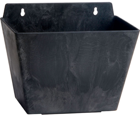 Ella Wall Planter 8.5″ – Artstone Black